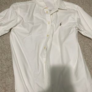 White Ralph Lauren button down